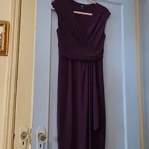 knee length dresses for ladies Anne Klein Faux-Wrap Dress